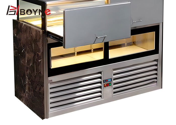 Drawer Type Chocolate Cake Showcase Chiller Customized