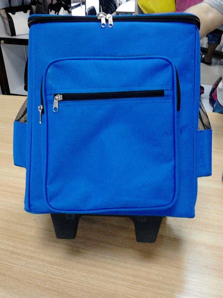 Factory Direct wholesale portable shopping trolley large insulated thermal food carry bag/insulted cooler bag