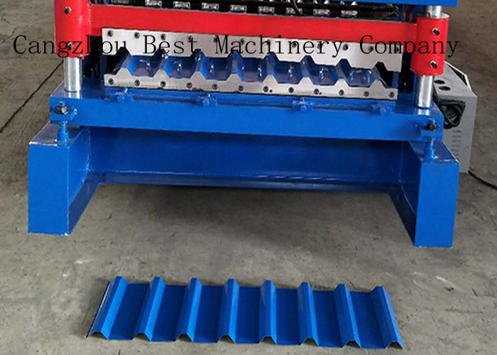 IBR Roof Making Machine / Roofing Sheet Roll Forming Machine Stable Performance