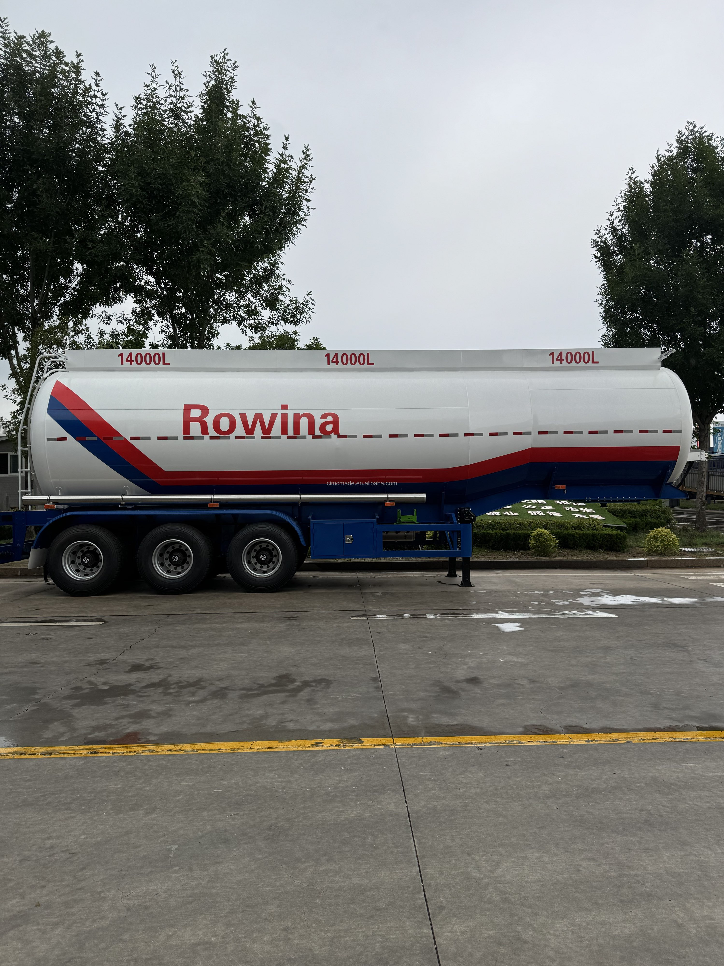 CIMC New 60 Cubic Meters Steel Cement Bulker Semi-Trailer V Type 3 Axis Tanker