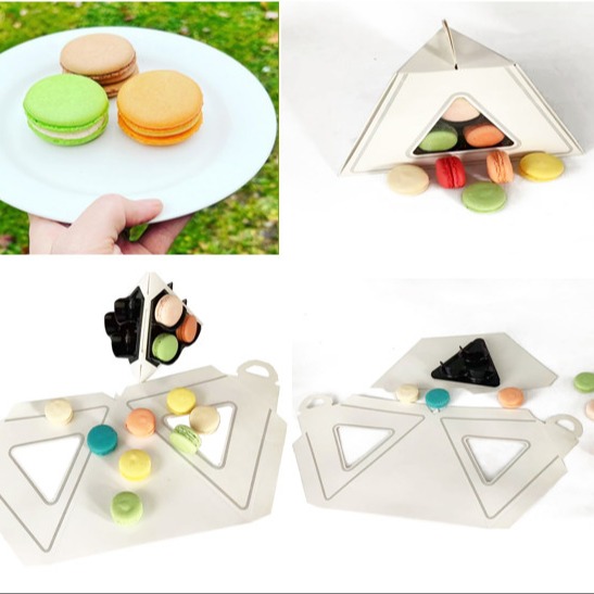 6 Pallets Plastic Packaging Macaron Tray Packaging Support Custom Food Safe