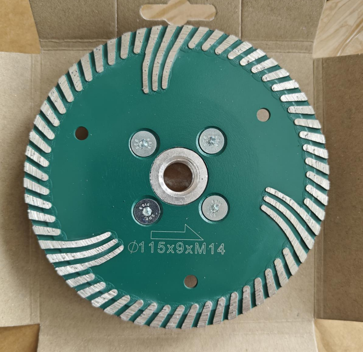 Hard Granite Diamond Turbo Cutting Disc With M14 Flange Diameter 125mm 230mm