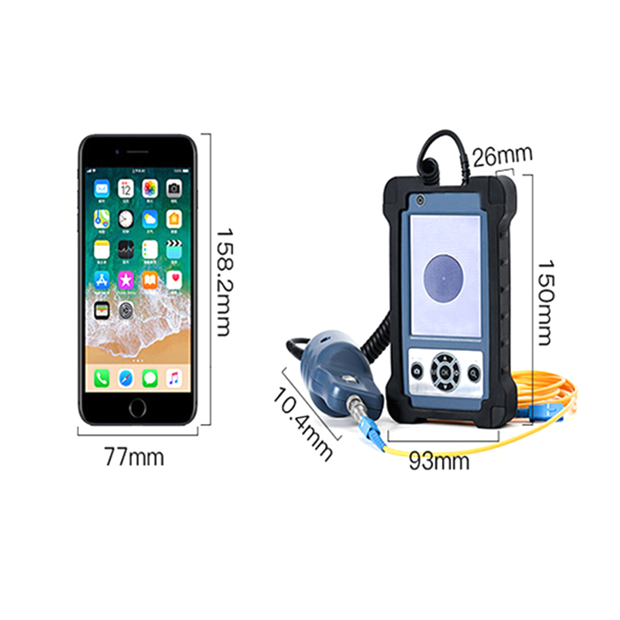 78*22*56mm Fiber Inspection Probe Magnifier Microscope for Network No Network Required
