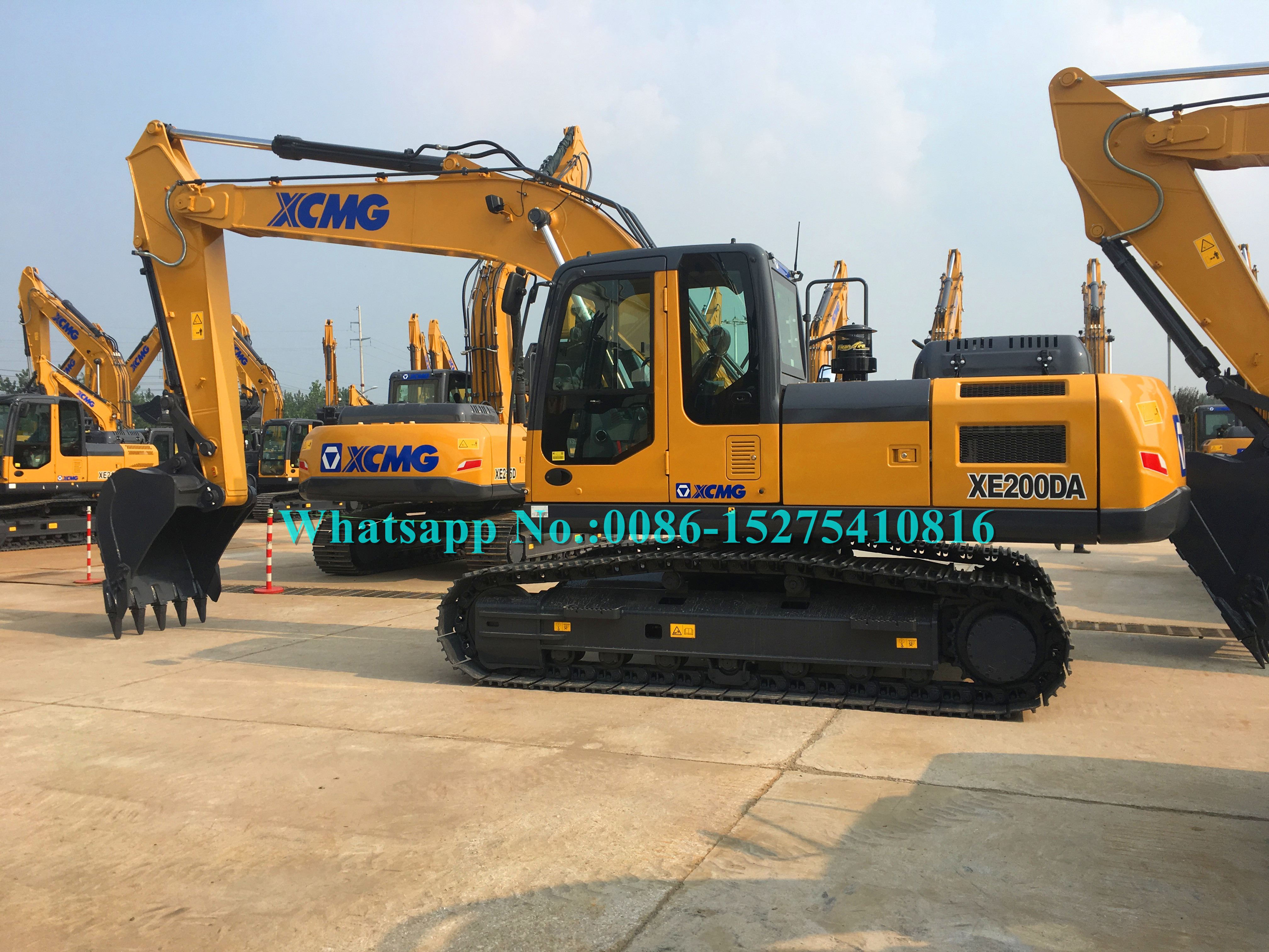 XCMG SANY Sany Heavy Equipment , Crawler Hydraulic Excavator CE Certificate XE200DA
