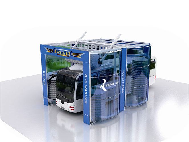 Automatic Drive Through Bus Wash Machine For Bus/Truck In North Africa Middle