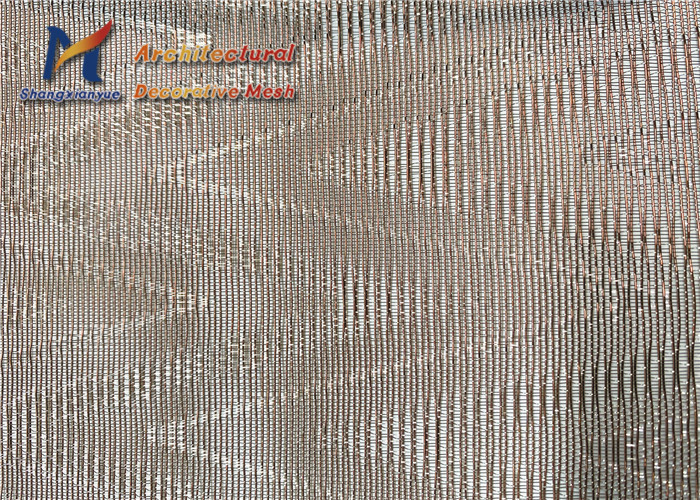 30m Ultra Fine Copper Mesh Screen Golden Wire Mesh Room Dividers
