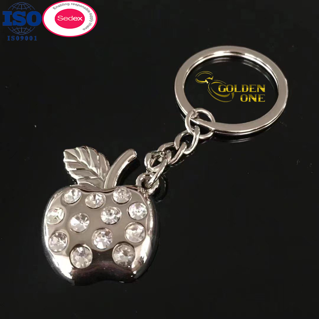 Hot Sale Personalize Promotion Gift Five Pointed Star Shaped Metal Keychain Star Two-piece Combination Keychain