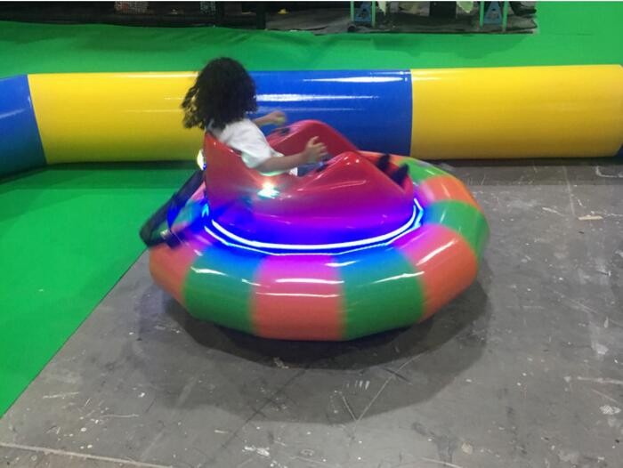 Mini UFO Shape Coin Operated Rides With Fiberglass Car Body For Shopping Mall