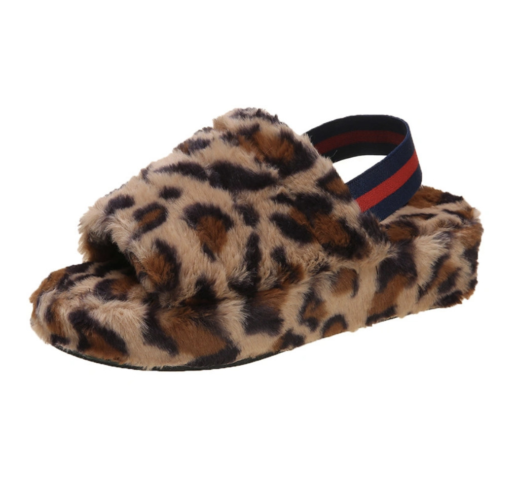 Flat Heel Womens Slide Sandals With Solid Pattern Open Toe Shape