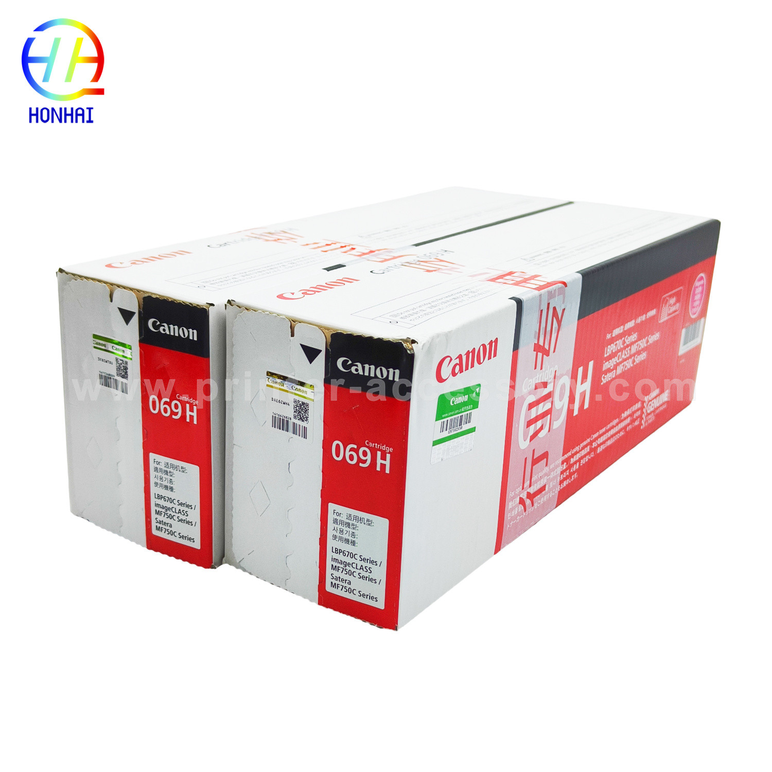 Original new Toner Cartridge for Canon Color imageCLASS MF753Cdw MF751Cdw LBP674Cdw 069H Printer Toner Cartridge