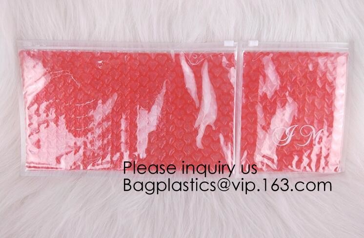 Frosted Plastic EVA Garment Packing Bag Suit Clothes Bags With zipper slider,Luxury design EVA cosmetic packaging bag wi