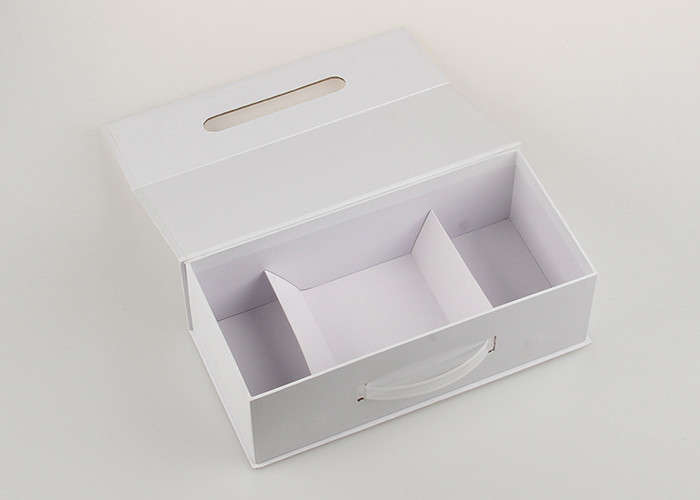 Custom Printing Color Shipping Cardboard Gift Boxes With Plastic Handle