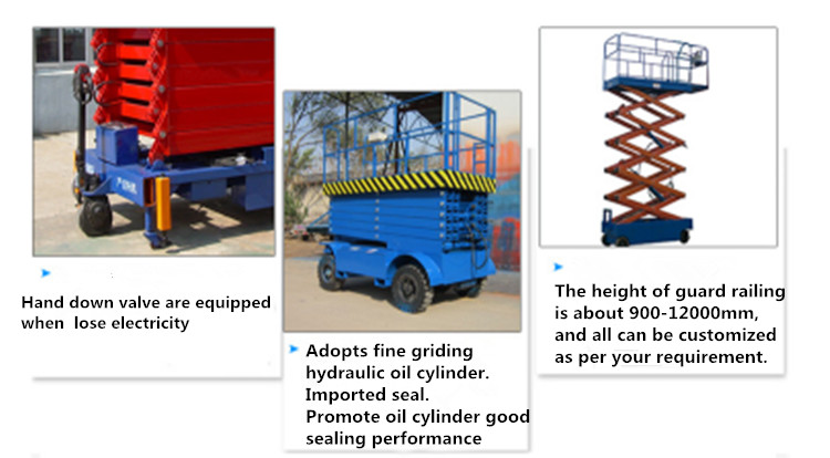 200KG Movable Folded Drive Mode Lift Tables