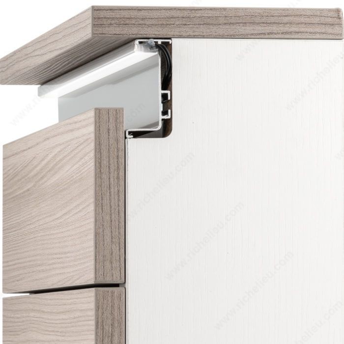 OEM Furniture Hardware Accessories Aluminium Profile For Kitchen Cabinet Doors