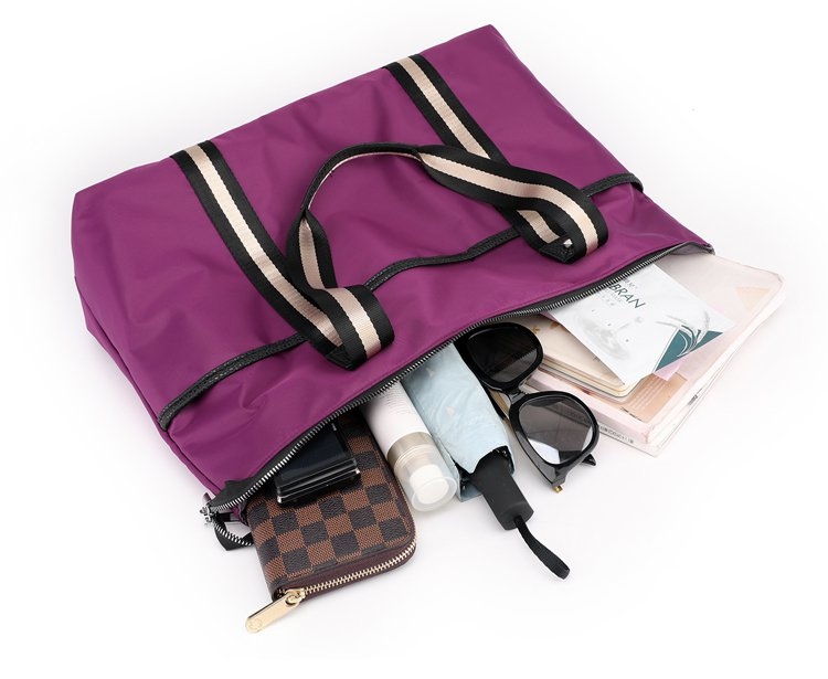 Autumn new large-capacity women's bag nylon bag lightweight short-distance travel bag