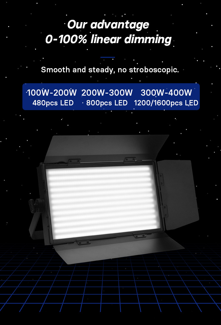 200W 3200k 5600k bi-color led sky panel Fill-in light
