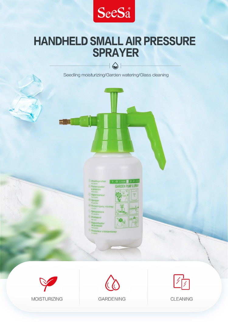Agricultural Water Pressure Plastic White Bottle Hand Pump lLPlastic Garden Sprayer