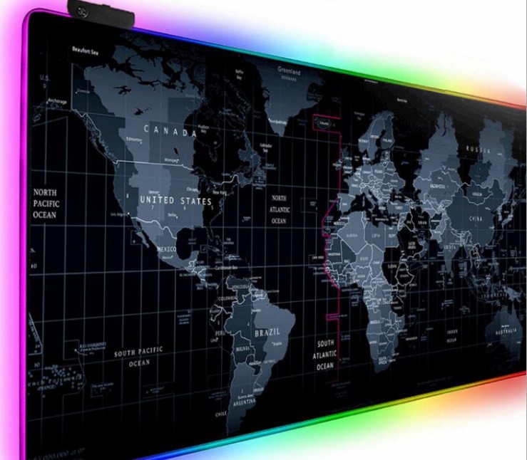 Led Gaming Mouse Pad 14 Lighting Modes Custom Size Rgb Mouse Pad