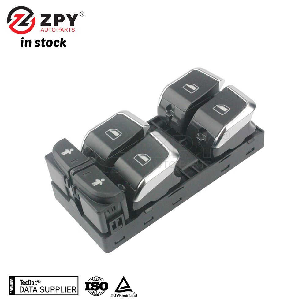 ZPY New Power Door Window Switch Front Left For Audi A6 S6 A7 A8 4GD 959 851B