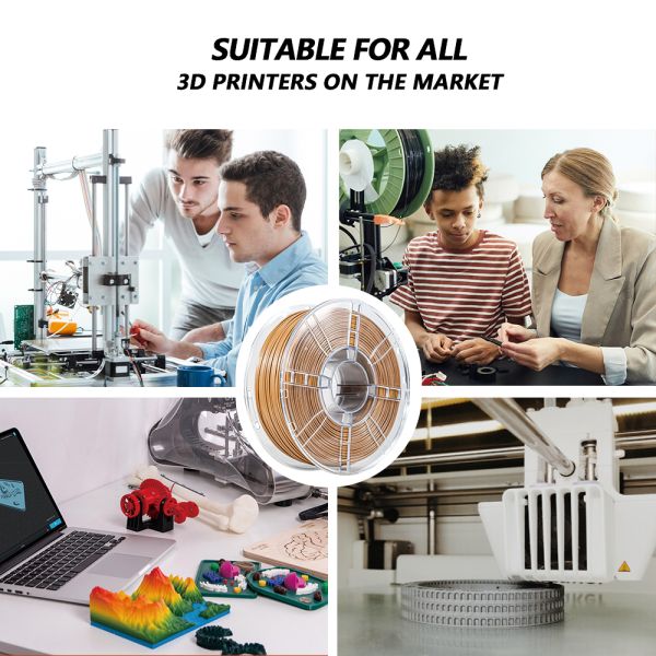 IBOSS PLA+ 3D Printer Filament 1.75mm Light Walnut 1.4KG