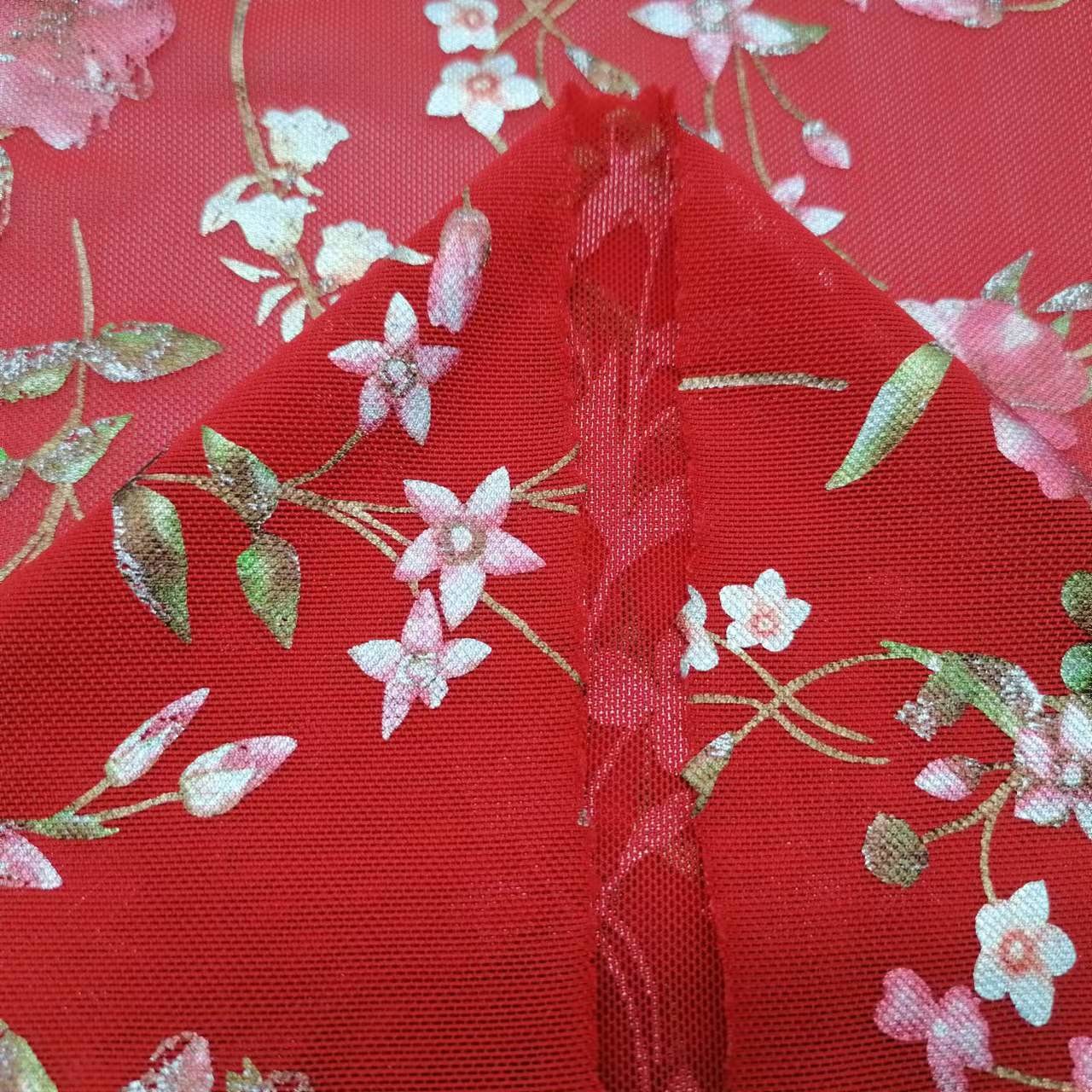 90 Polyester 10 Spandex 75D Printed Knitted Fabric Breathable