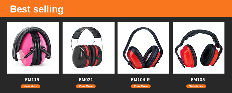 EM124 CE EN352 ANSI AS/NZS Approval 31dB Industry Safety Earmuffs for Noise Reduction