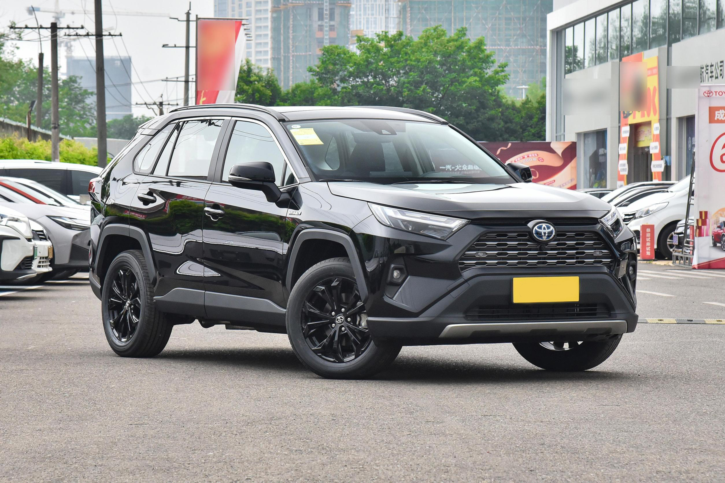 2023 To-yota RAV-4 Rongfang Twin-Engine E 2.5L 4*4 AWD Turbo with Automatic Gear Box Double Wish Bone Rear Suspension