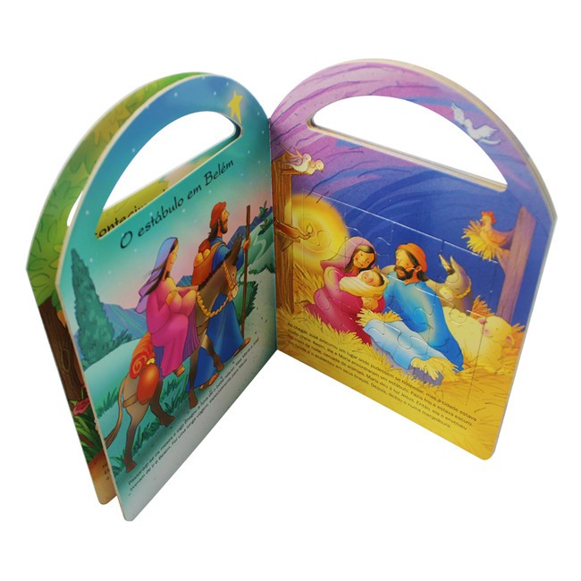 3D Jigsaw Puzzle Custom Printed Booklets Thick Chipboard Kids Toy Educational