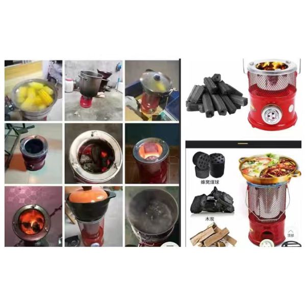 Customized nut shell Peat Charcoal Briquetting Machine for Coal and Refractories Industries