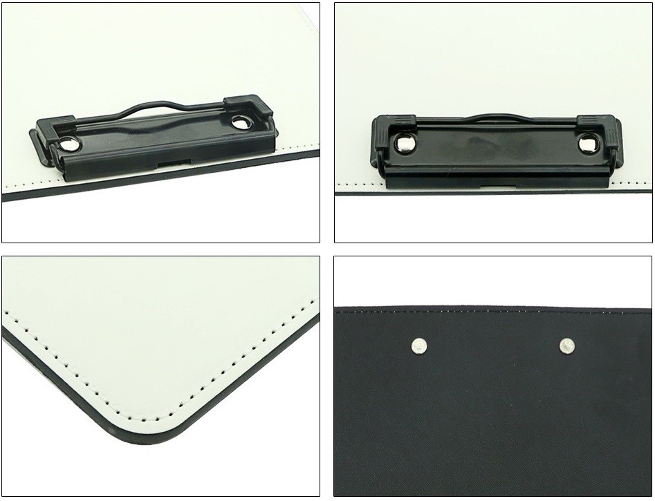Customized Single Sided And Double Sided Printing Sublimation Leather PU Clipboard For Sublimation Printing