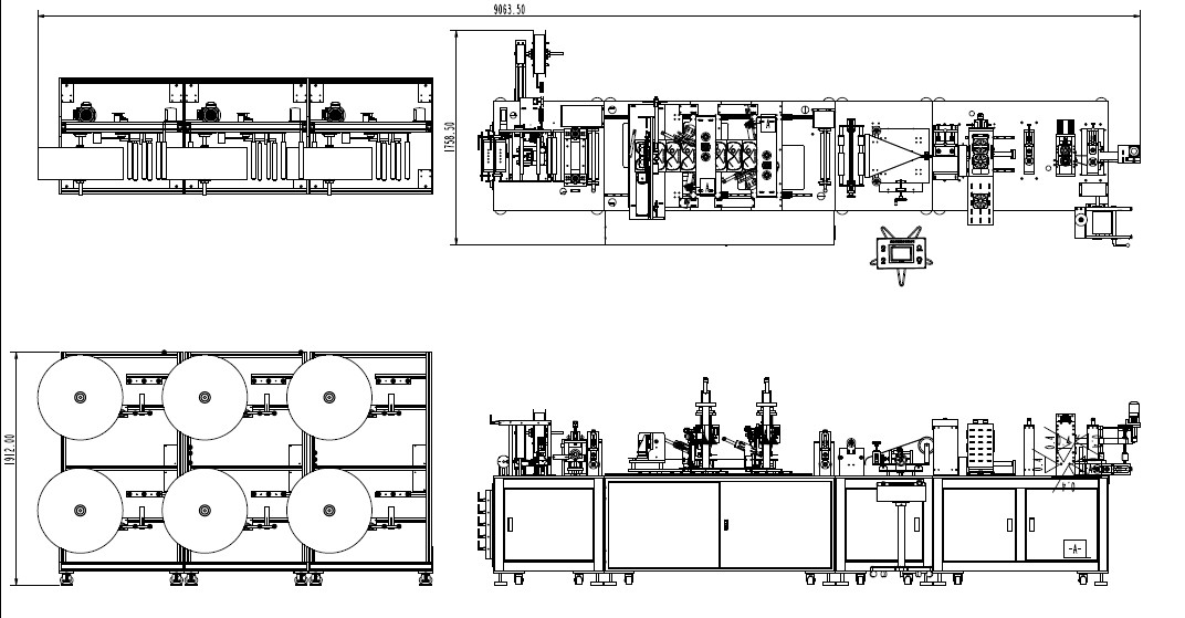 Anti Pollution Ultrasonic KN95 Face Mask Production Line