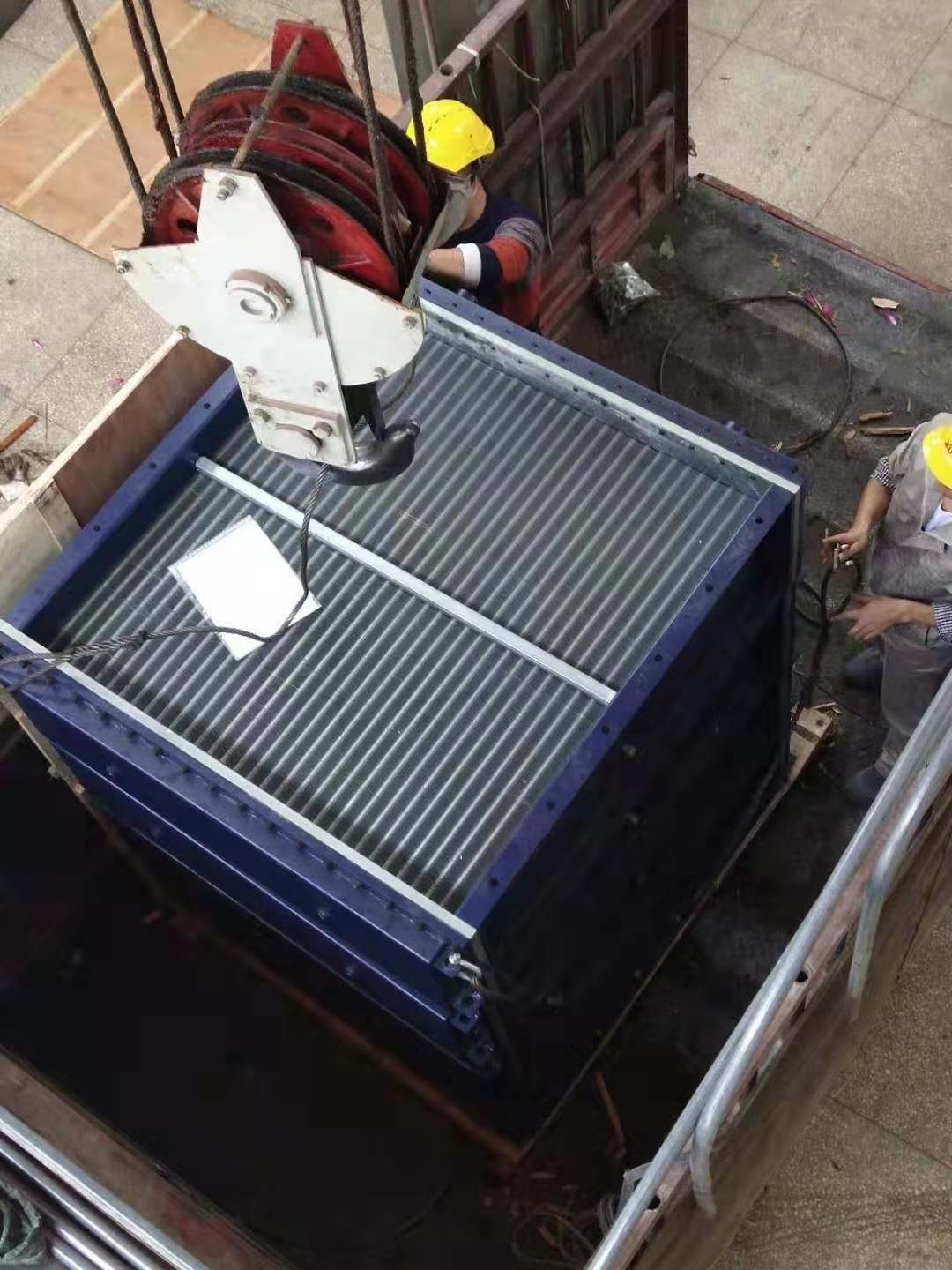 Compact Design Turbine Spare Parts Oil Cooler , Thrust Bearing Oil Cooler
