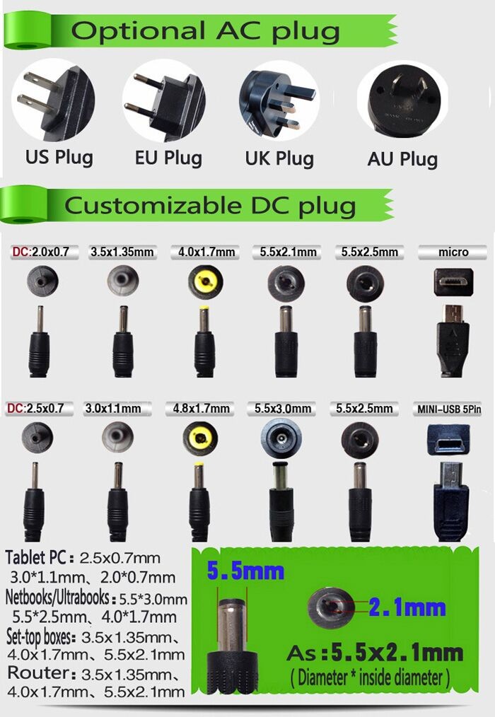 power adapter for Android TV Box S805 TV Box