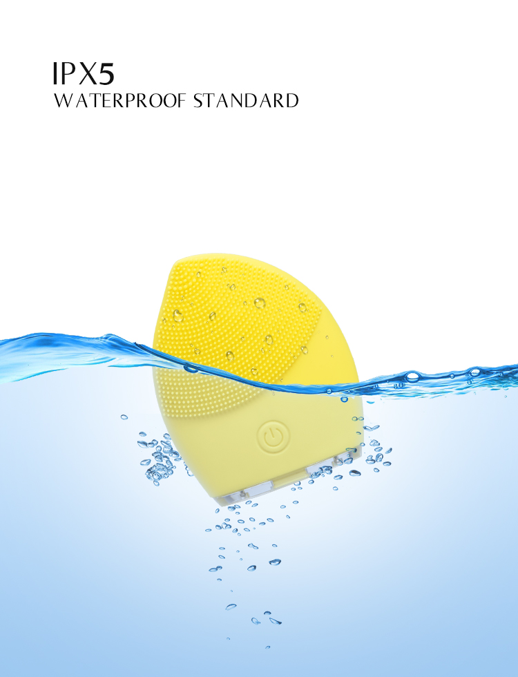 Sonic Vibrating Silicone Facial Cleansing Brush / Silicone Exfoliating Pad
