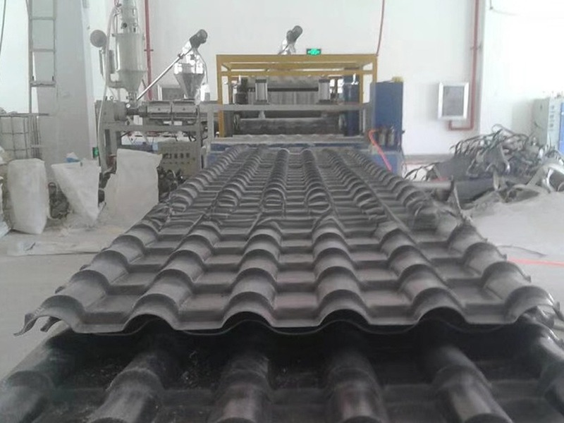 Durable ASA PVC Recycled Corrugated Roof Tile Sheet Extrusion Machine