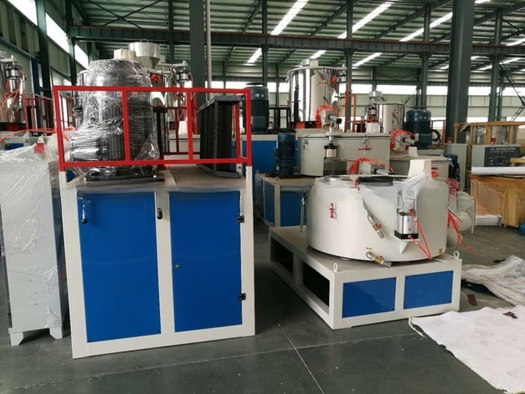 Horizontal Type High Speed PVC Powder Hot Cold Mixing Unit / Mixer