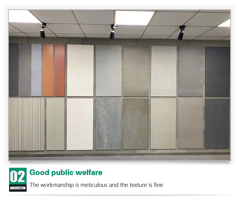 Waterproof Reinforced Fiber Board with Good and Polished Surface Calcium Silicate