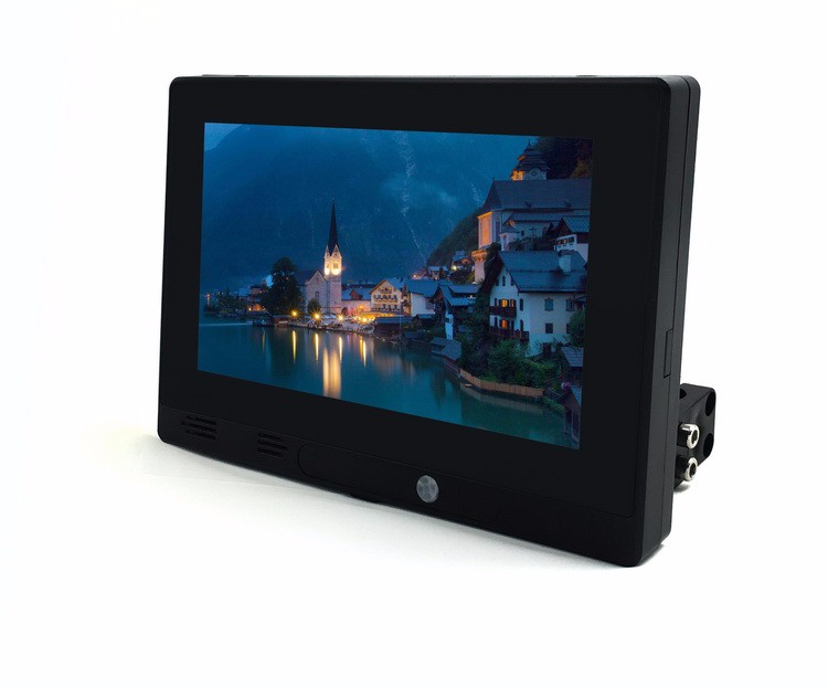 Taxi Headrest Touch Advertising Screen with Content Management System