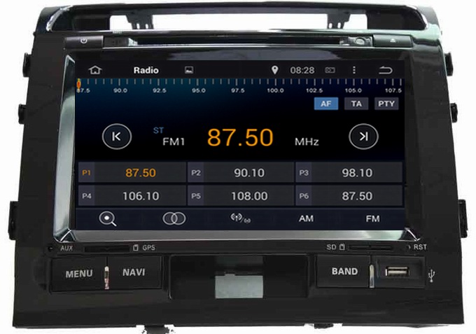 Ouchuangbo Car Stereo GPS Sat Nav Media Player for Toyota Land Cruiser 2008-2010 Pure Android 4.4 System OCB-9006D