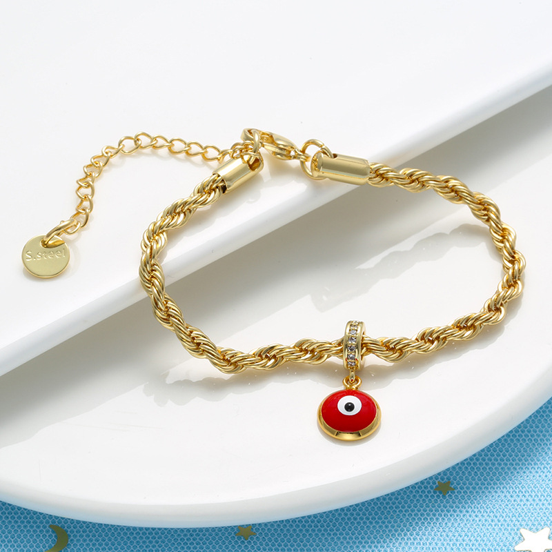 Oil Drop 18K Gold Bracelet