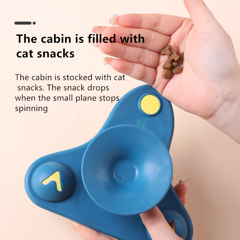 Spin Plane Cat Toy Amazon Tickle Cat Toy Vertigo Small Plane Leak Food Cat Toy