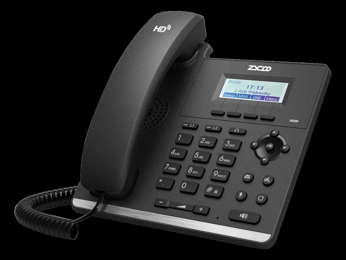 DC 5V/0.6A Wifi Desk Phone Voip 4.3W For Enterprise Employees