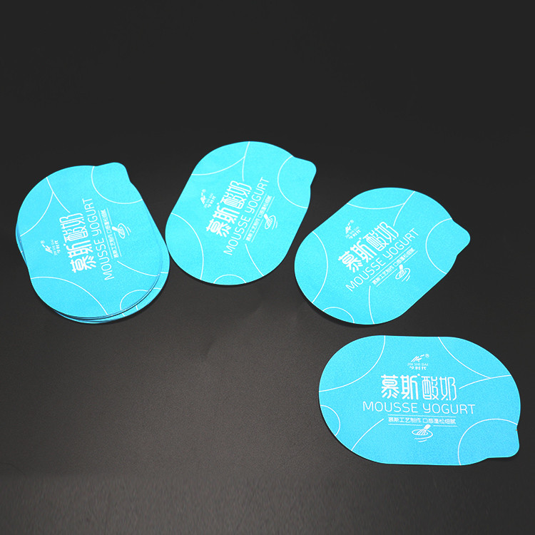 juice cup 84mm Aluminium Foil Sealing Lids VMPET BOPP Pre Cut Lids