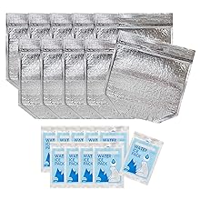 10 of Large size insulated pouches Bags