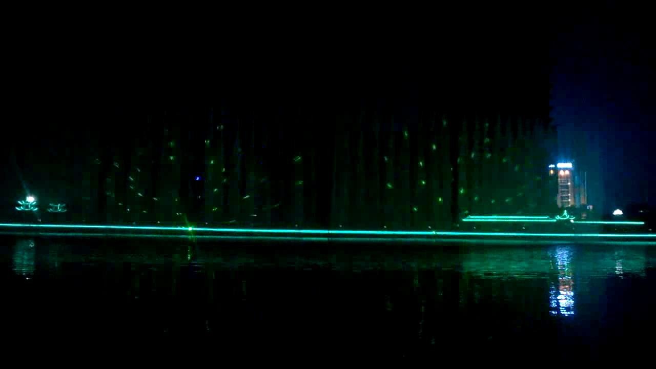 Creative Modern Laser Light Dance Show For Commercial Plaza Customized Design