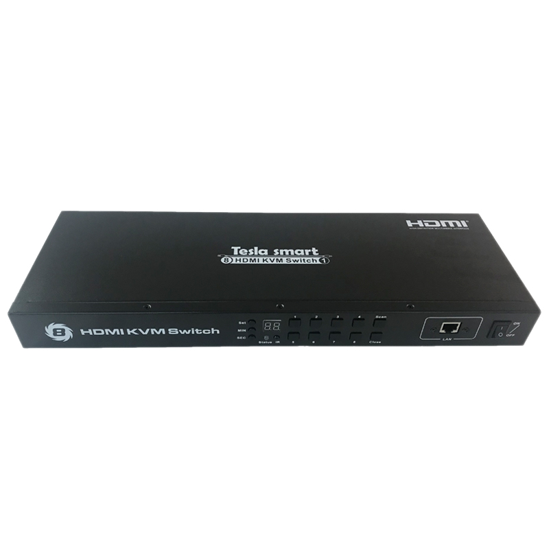 8x1 HDTV KVM Switcher 8 Port HDTV USB 2.0 KVM Switch