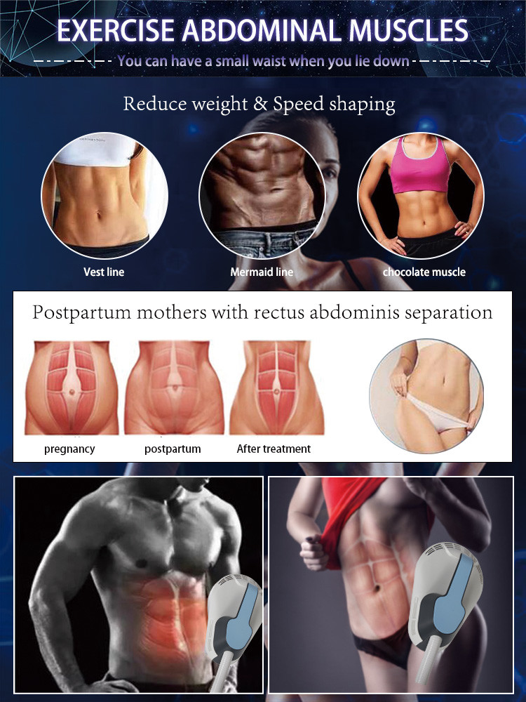 Dual Wave Body Sculpting Machine , Abdominal Fat Reduction Machine