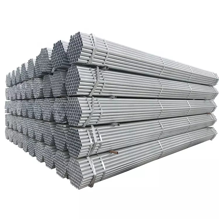 ST35 Galvanized Steel Tube Black Painting 7mm Galvanised Scaffold Tube