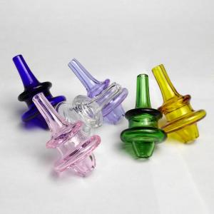 Buy cheap Universal Colored Glass Bongs Accessories Ufo Carb Cap Hat Style Dome product