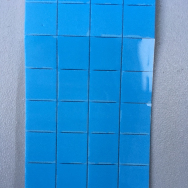 0.5MM Thick Lithium Battery Blue Color Soft Thermal Conductive Silicone Pad